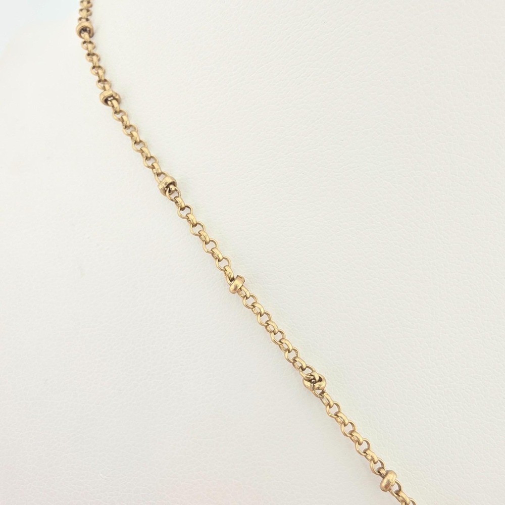 Vtg JOAN BOYCE 'Crystal Starfish' Necklace Pave SWAROVSKI Gold Plate Long 40" - Picture 6 of 9